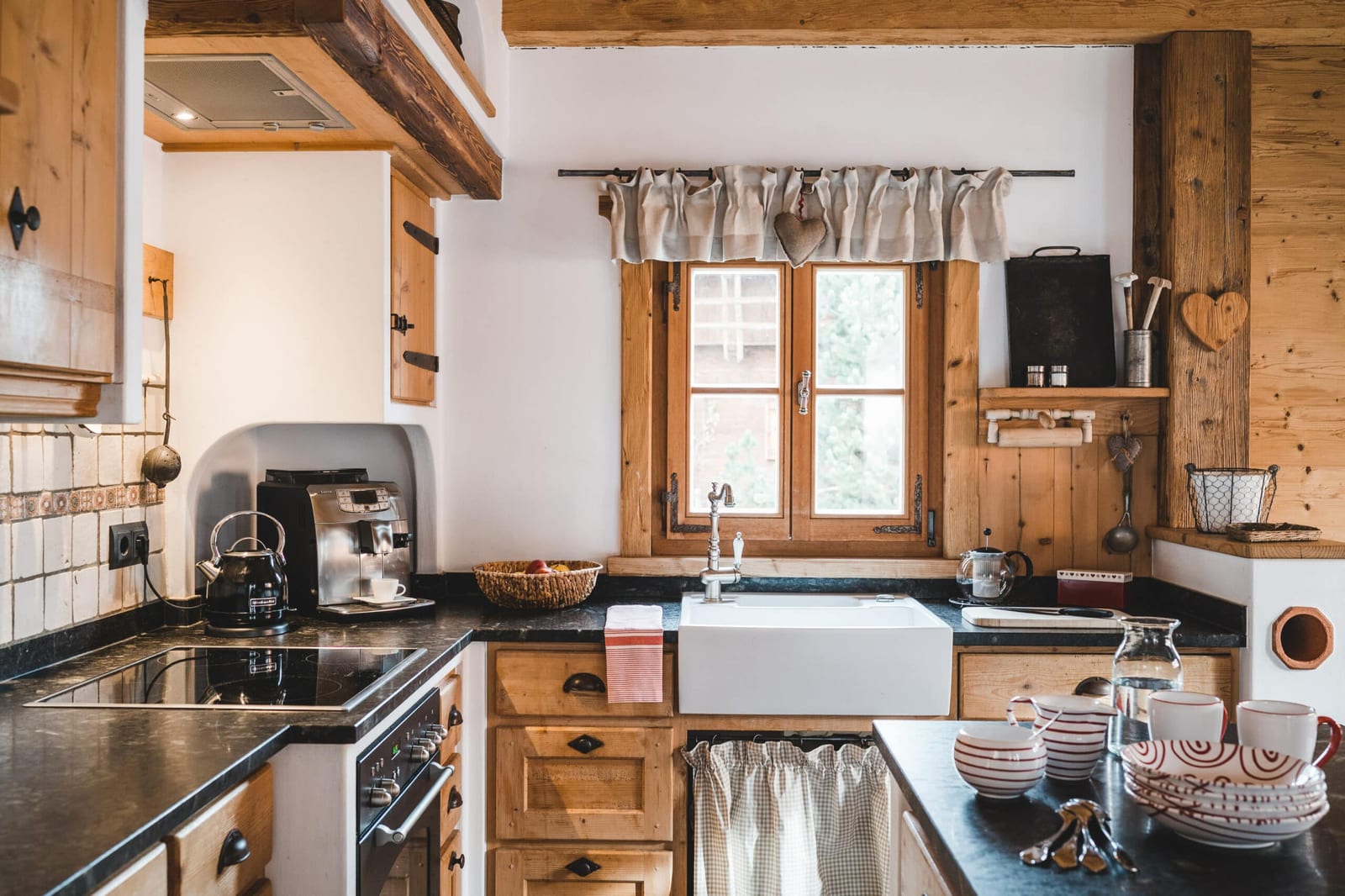 Eigene Finnische Sauna mit Ruhebereich im Romanze-Chalet