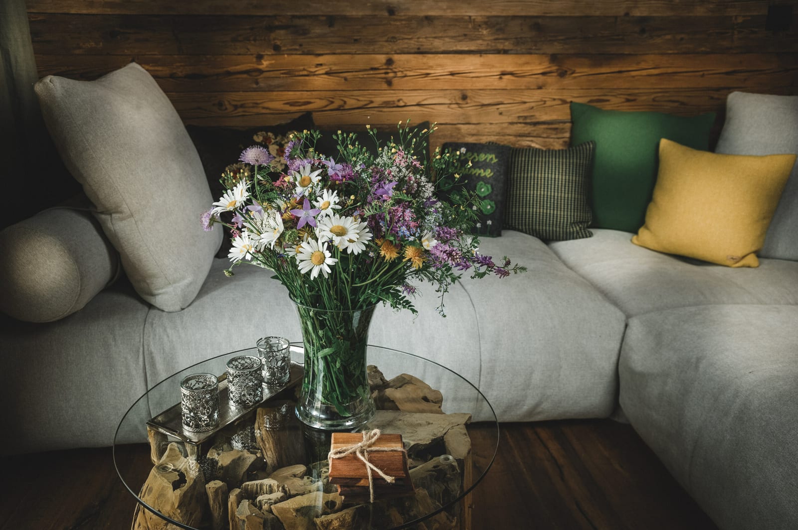 Zweite Kuschelecke mit Sofa in der Wiesenblume am Proneben Gut